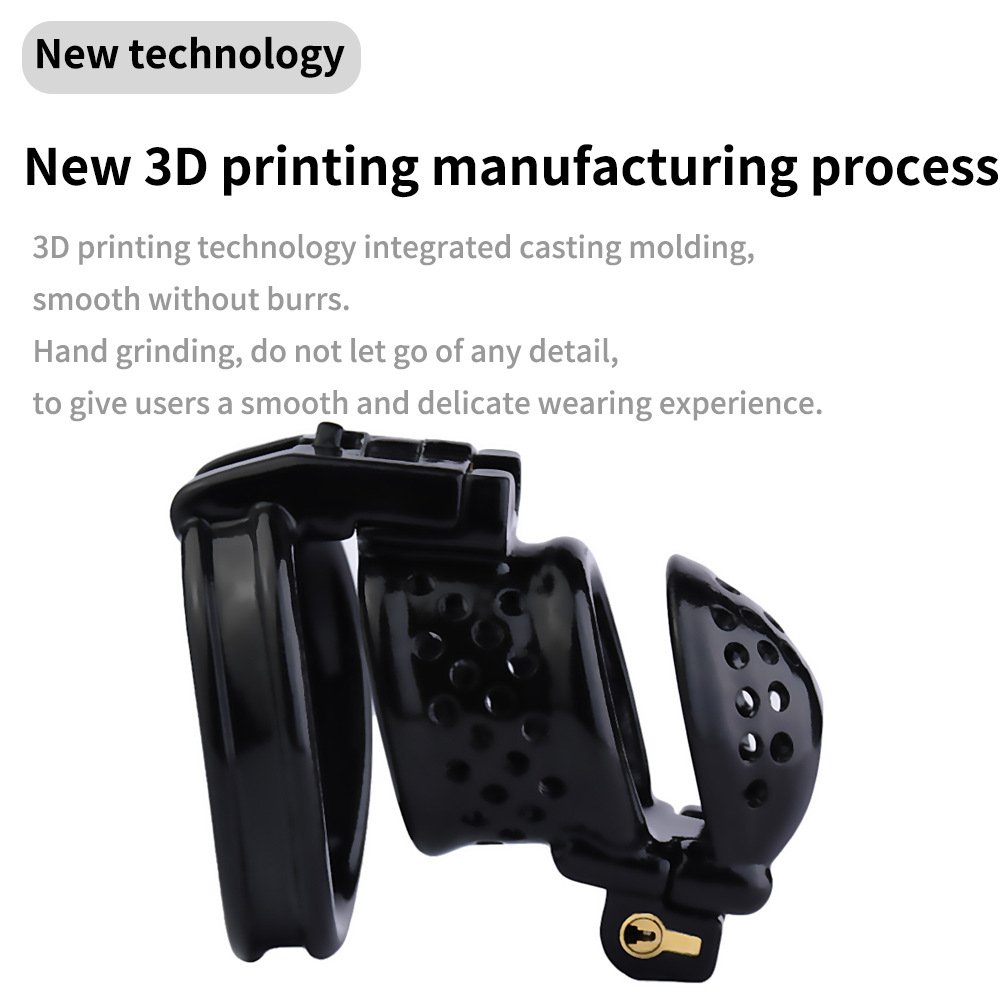 Dual-Lock 3D-geprinte hars Peniskooi met verwijderbare dop