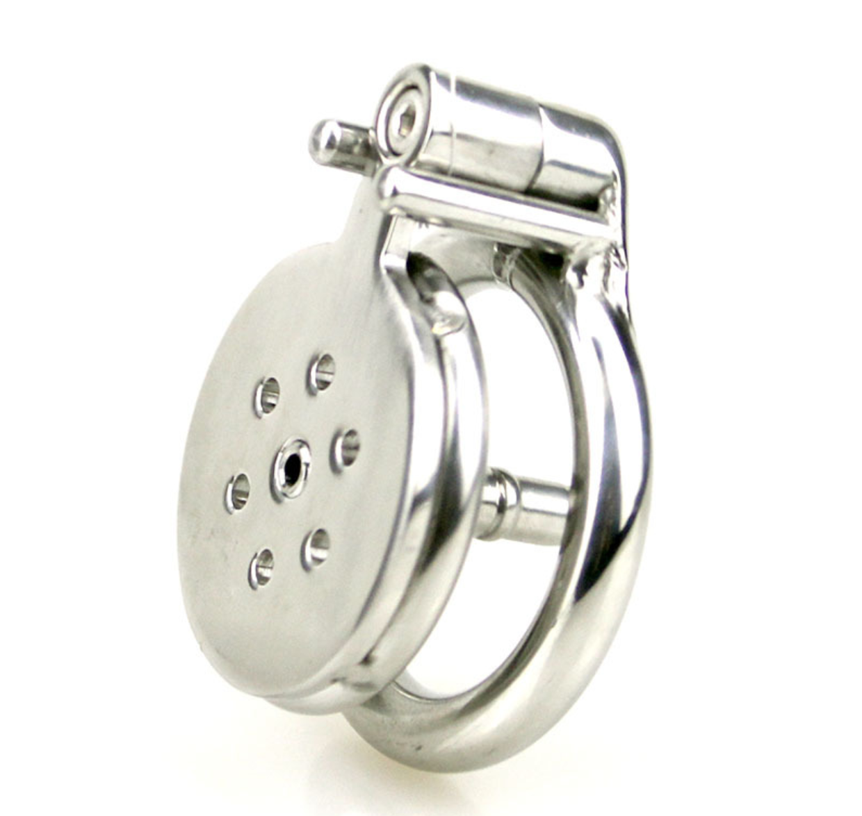Flat Penis Cage Chastity Device for Men with Silicone Urethral Catheter - InvertedChastity