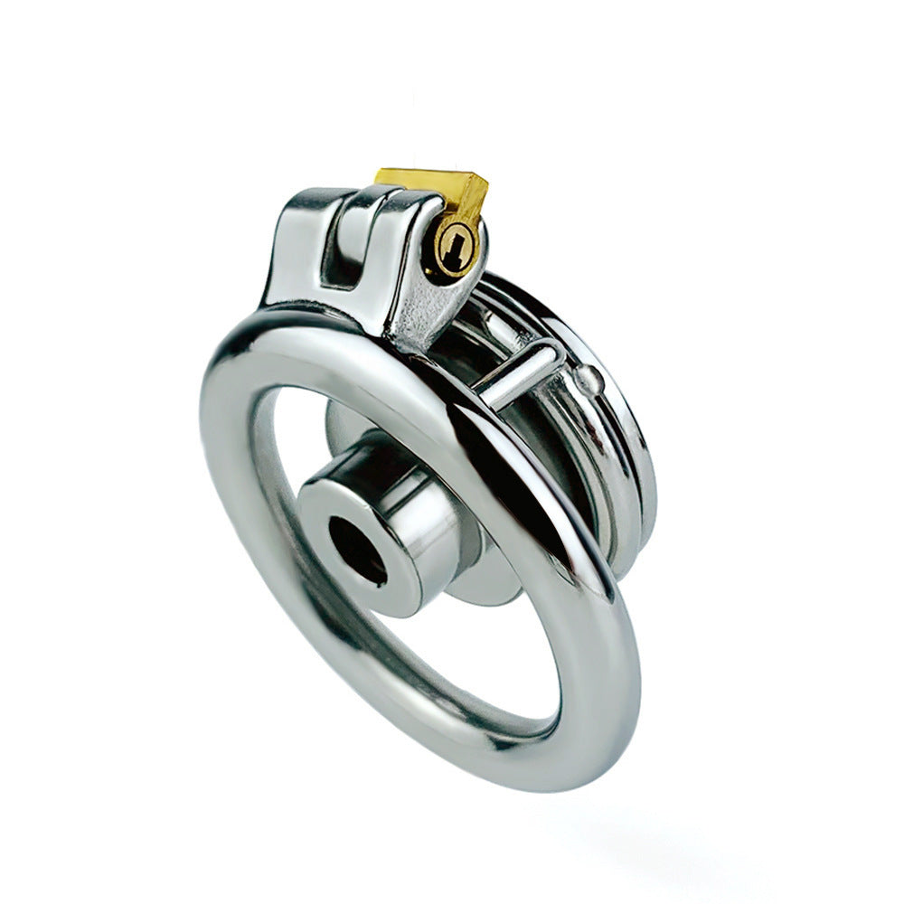 Micro Inverted Chastity Cage Tiny Flat Negative Cock Cage For Discreet Wear Male Chastity Device