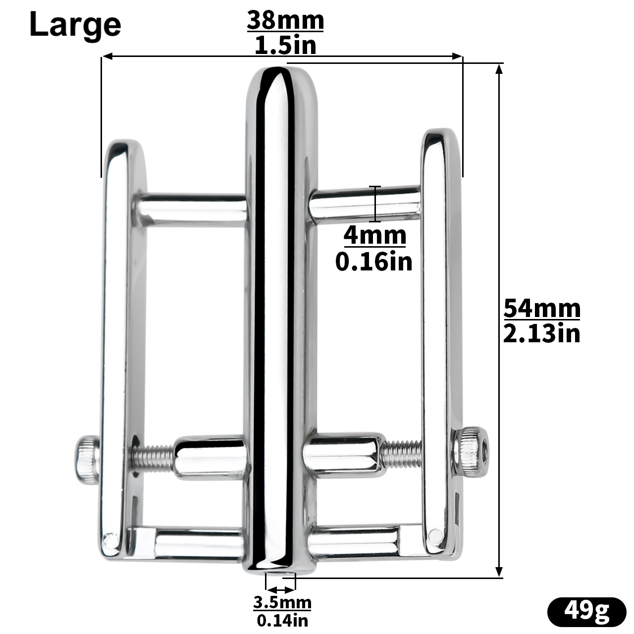 Double-Sided PA Lock Piercing Clamp – Painless Prince Albert Hole Puncher