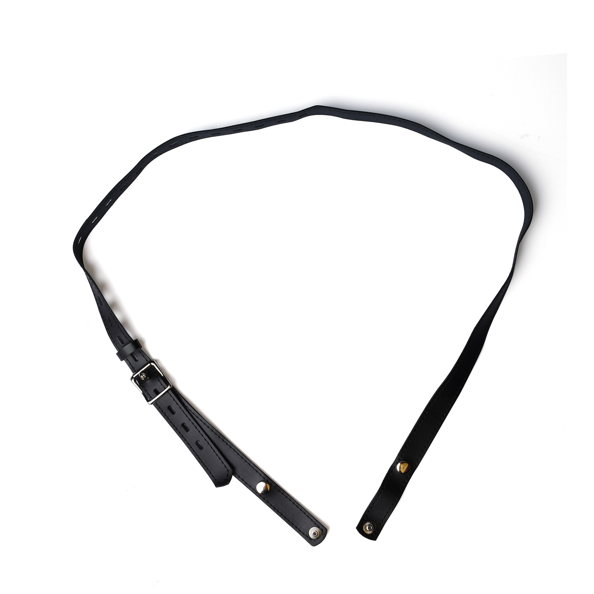 Adjustable PU Leather Belt for Chastity Cage Faux Leather Strap for Male Cockcages
