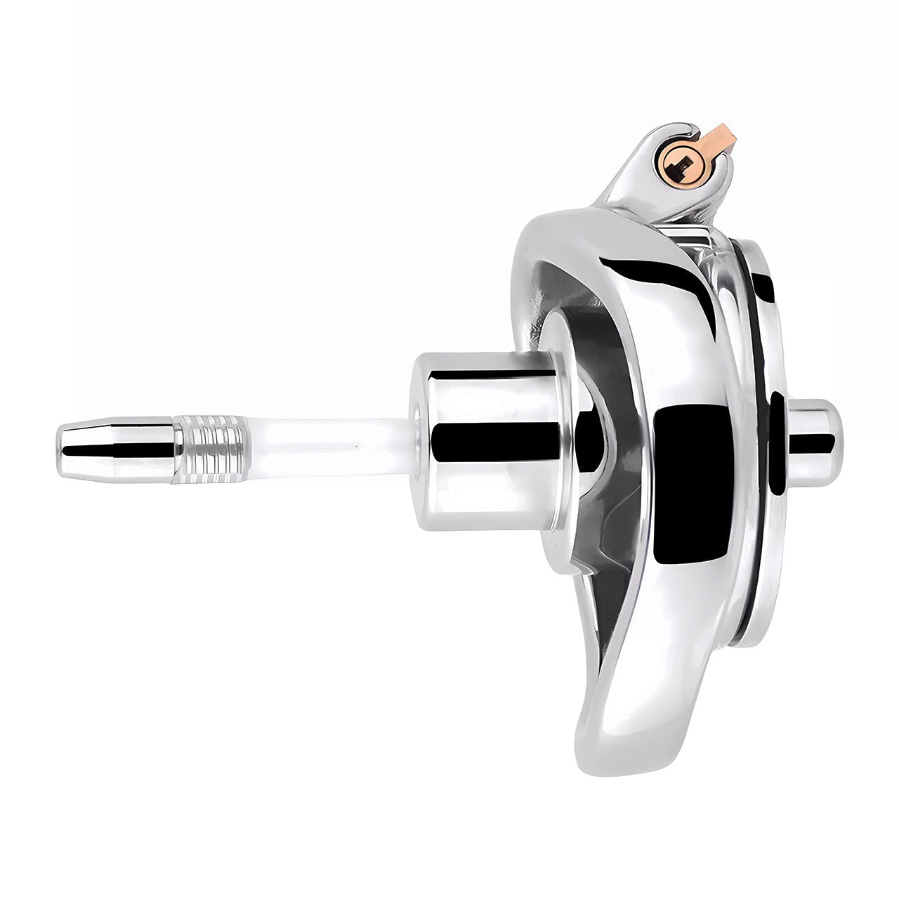 Inverted Chastity Cage with Dildo and Silicone Urethral Tube - InvertedChastity