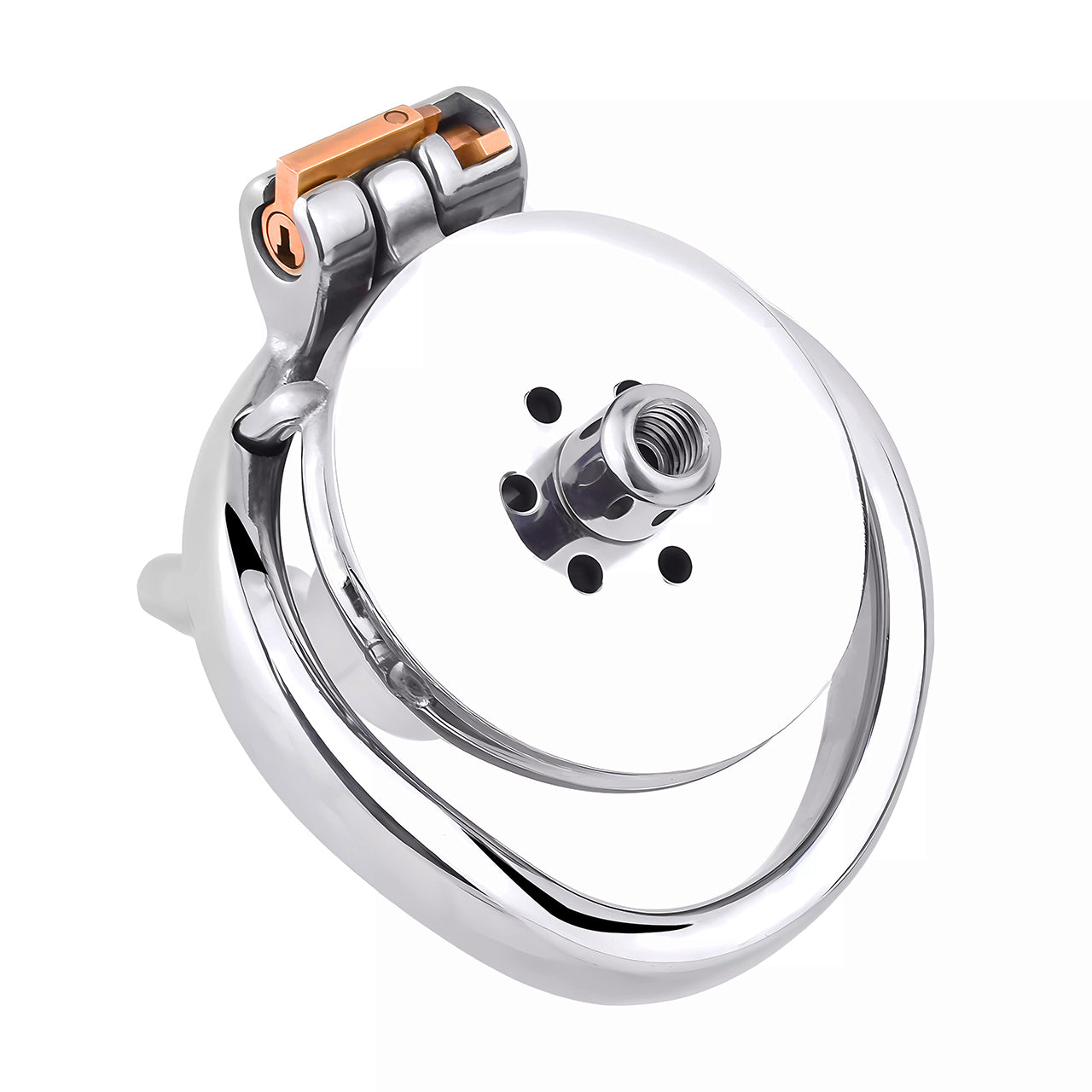Inverted Chastity Cage with Dildo and Silicone Urethral Tube - InvertedChastity