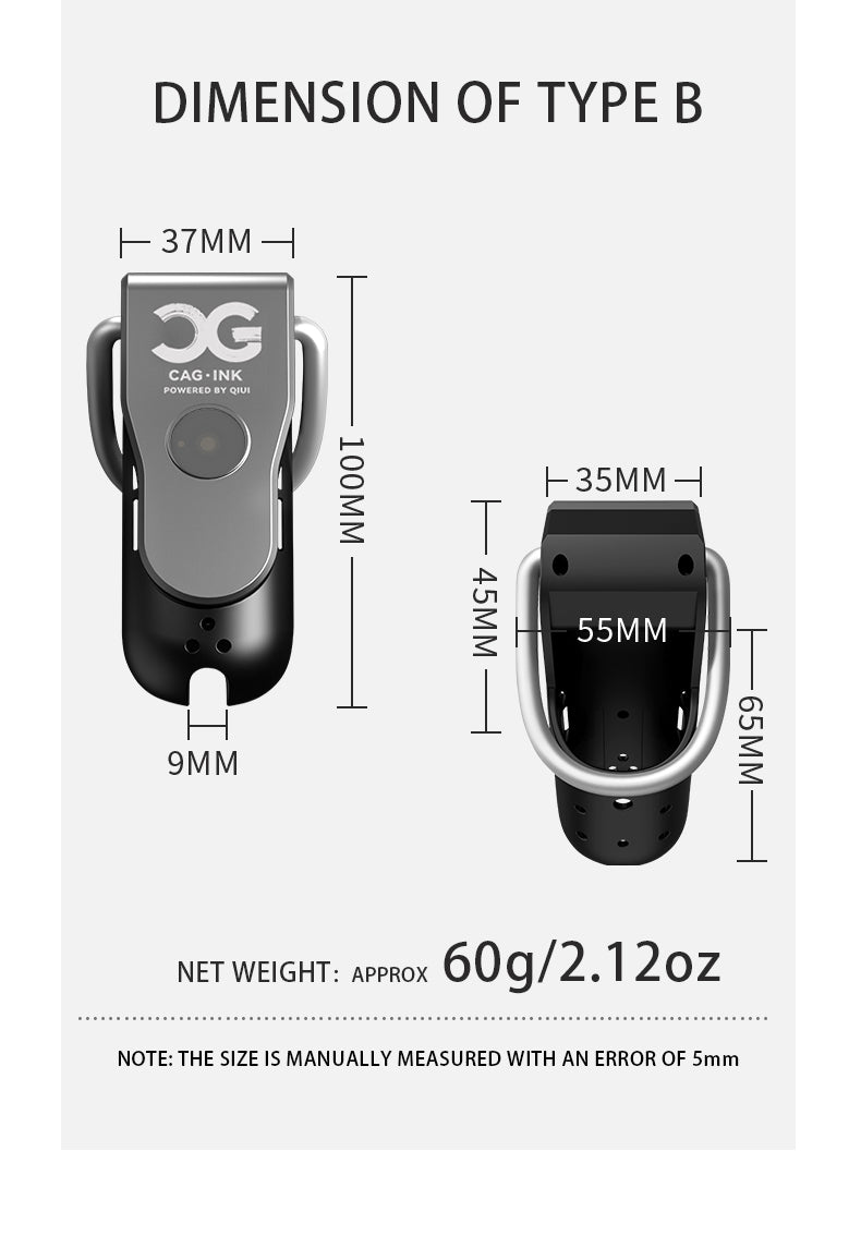 Cellmate2 Remote Electric Shock Male Chastity Device - InvertedChastity