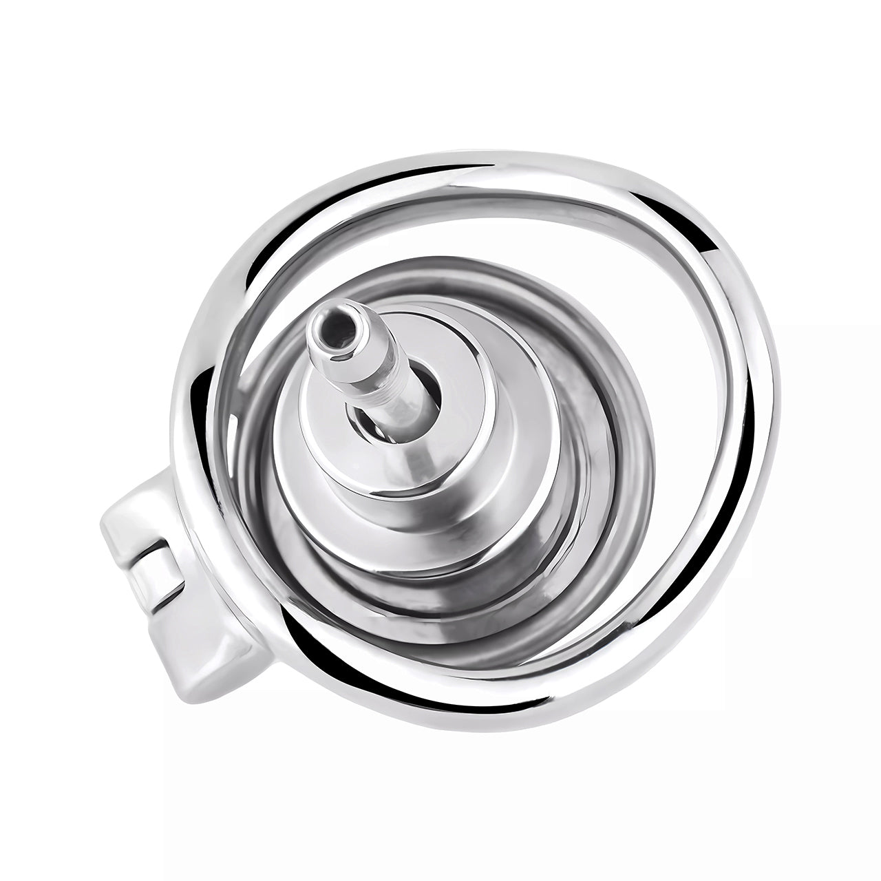 Inverted Chastity Cage with Dildo and Silicone Urethral Tube - InvertedChastity