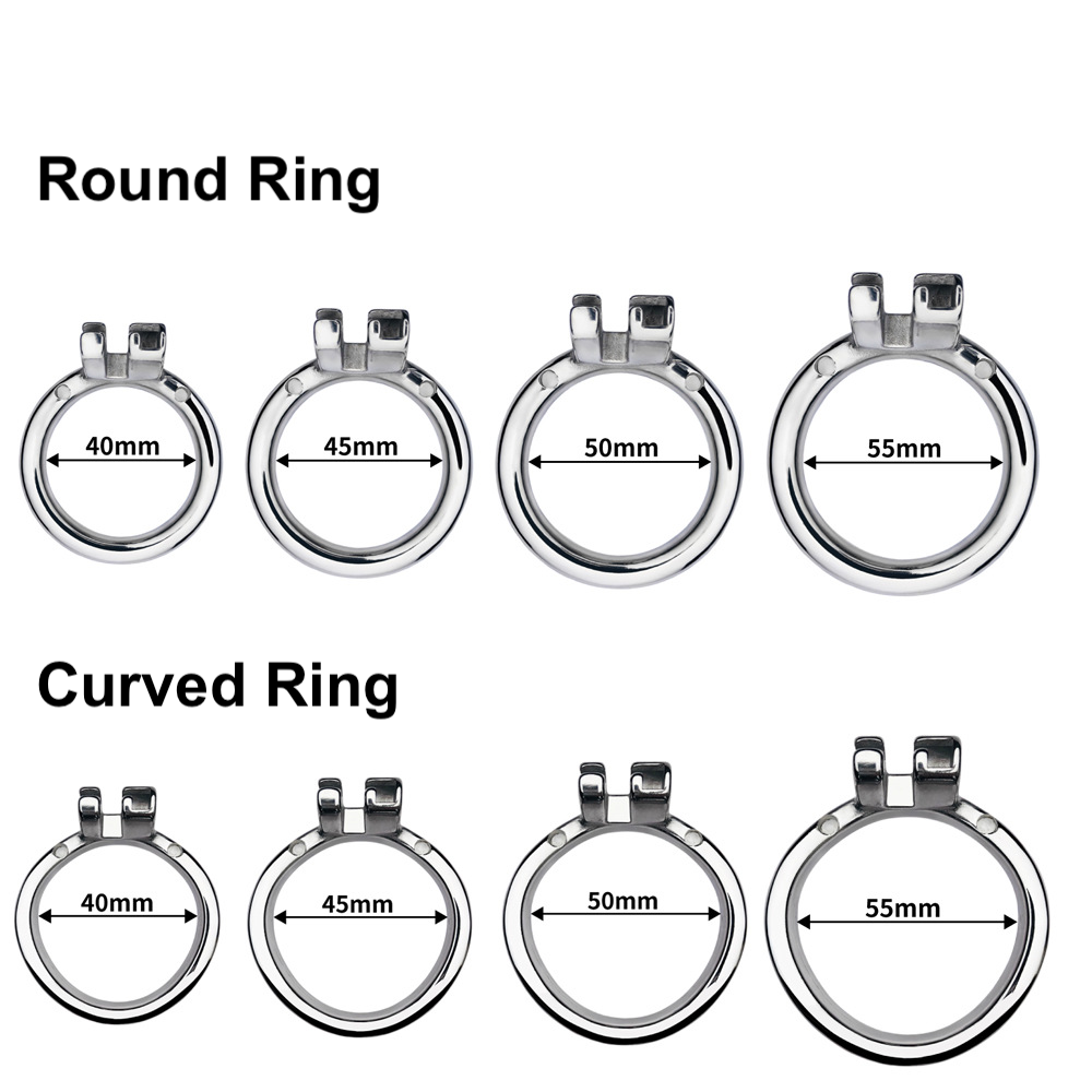 Chic Steel Butterfly Flat Chastity Cage for Sissy Training Urethral Cock Lock BDSM Toy for Men