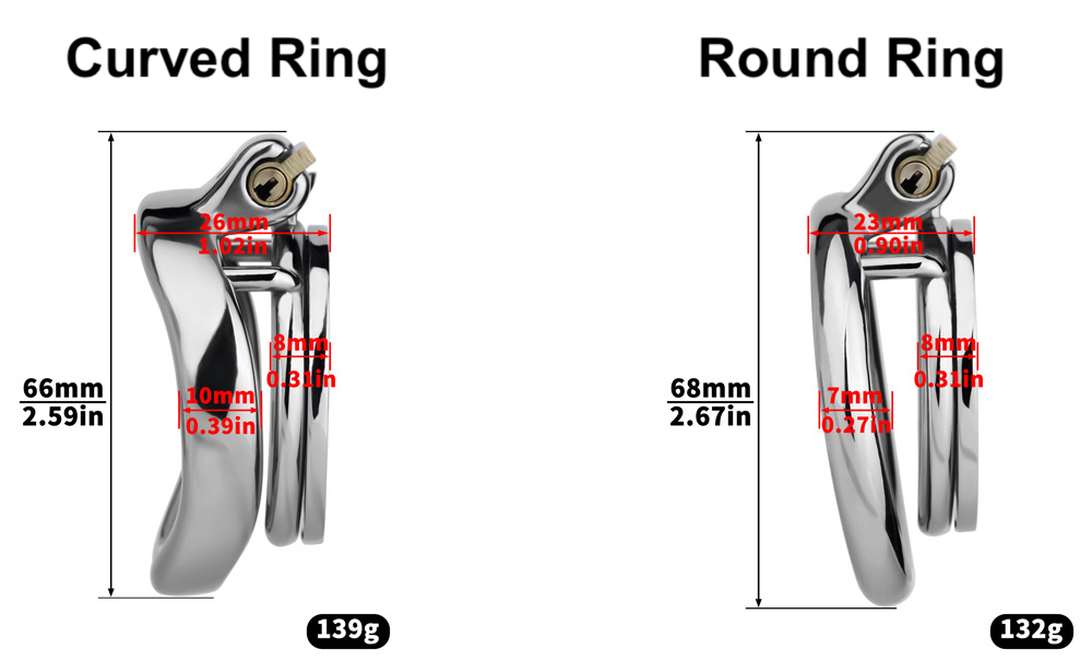 Chic Steel Butterfly Flat Chastity Cage for Sissy Training Urethral Cock Lock BDSM Toy for Men