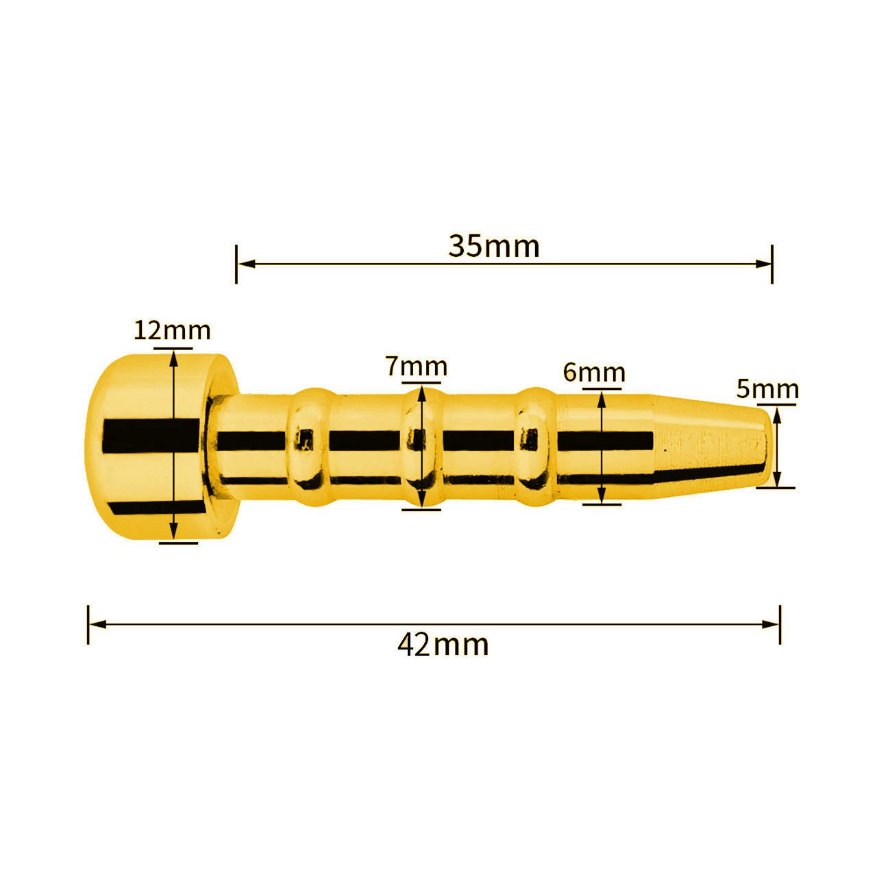 Gold Sunflower Tiny Chastity Cage Small Metal CockCage For Men Sissy Gay