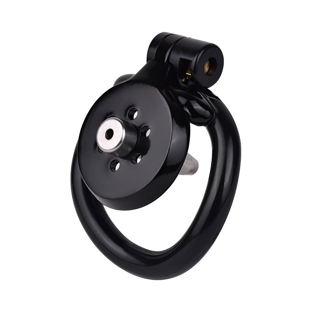 NEW Resin Flat Chastity Cage Belt with Metal Catheter-InvertedChastity