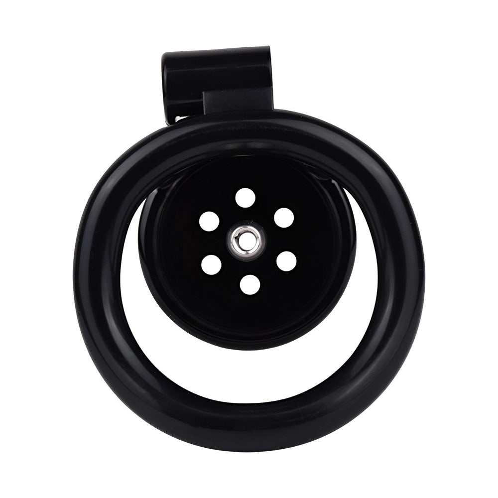 NEW Resin Flat Chastity Cage Belt with Metal Catheter-InvertedChastity