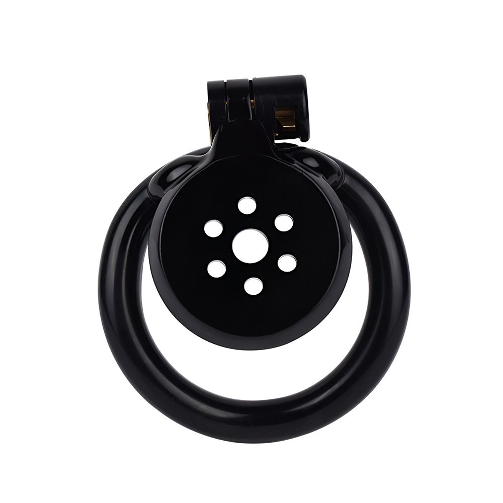 NEW Resin Flat Chastity Cage Belt with Metal Catheter-InvertedChastity