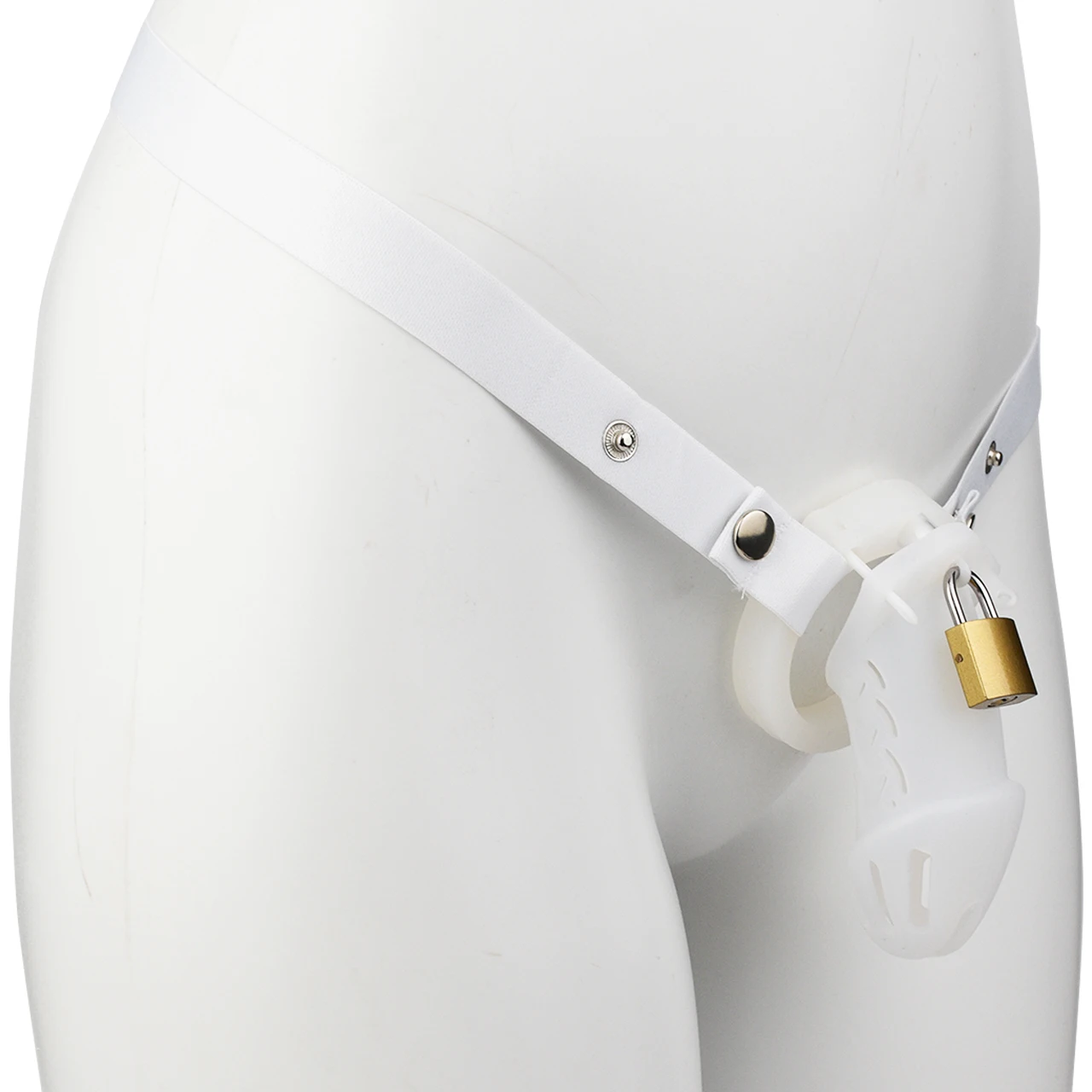 Soft Silicone Chastity Cage with Strap Comfortable Modern Cock Cages
