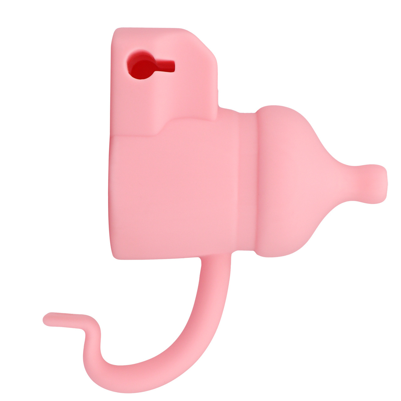 Silicone Baby Bottle Chastity Cage Soft Touch Comfy Cock Lock for Men and Sissy