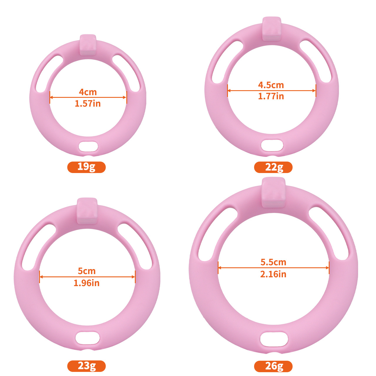 Silicone Baby Bottle Chastity Cage Soft Touch Comfy Cock Lock for Men and Sissy