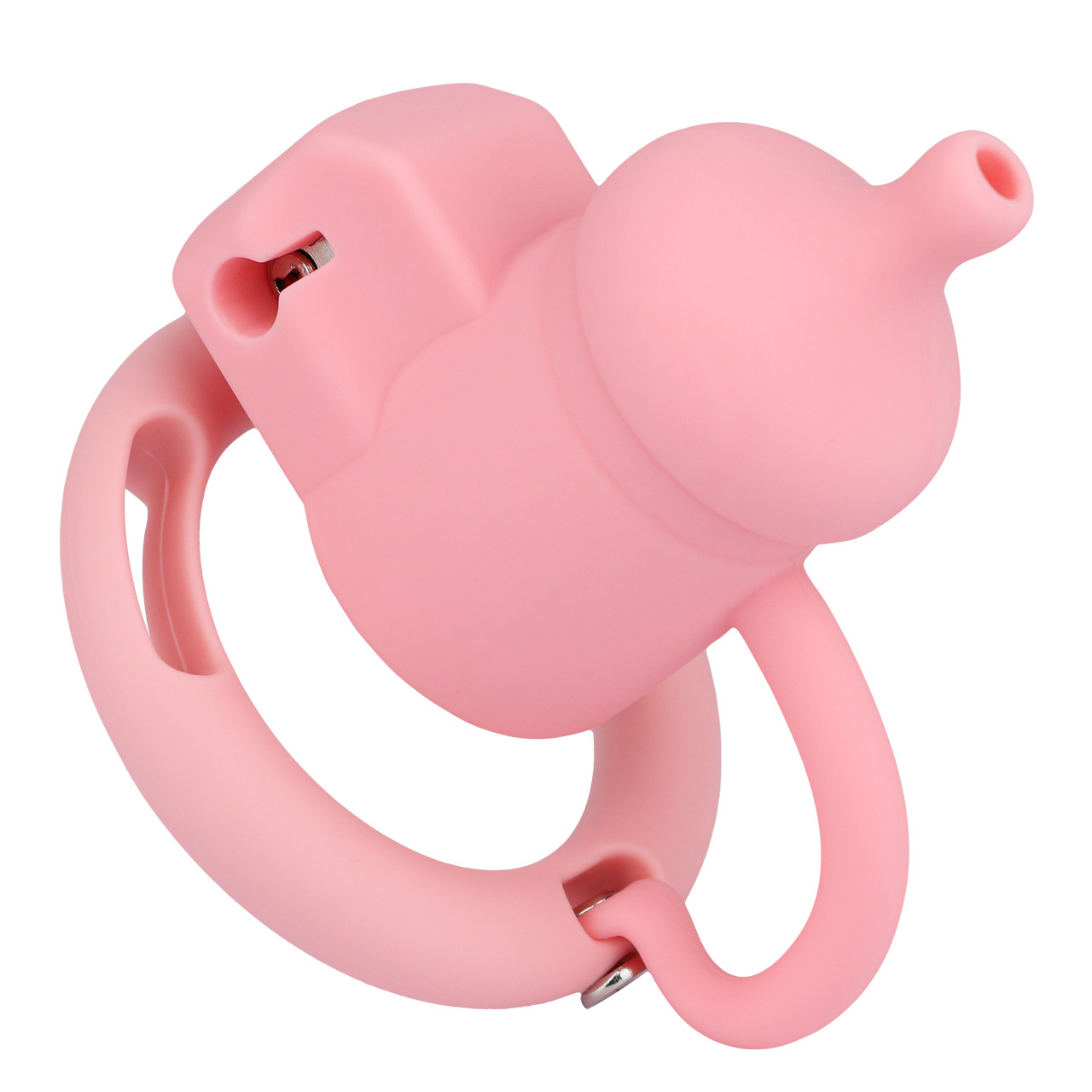 Silicone Baby Bottle Chastity Cage Soft Touch Comfy Cock Lock for Men and Sissy