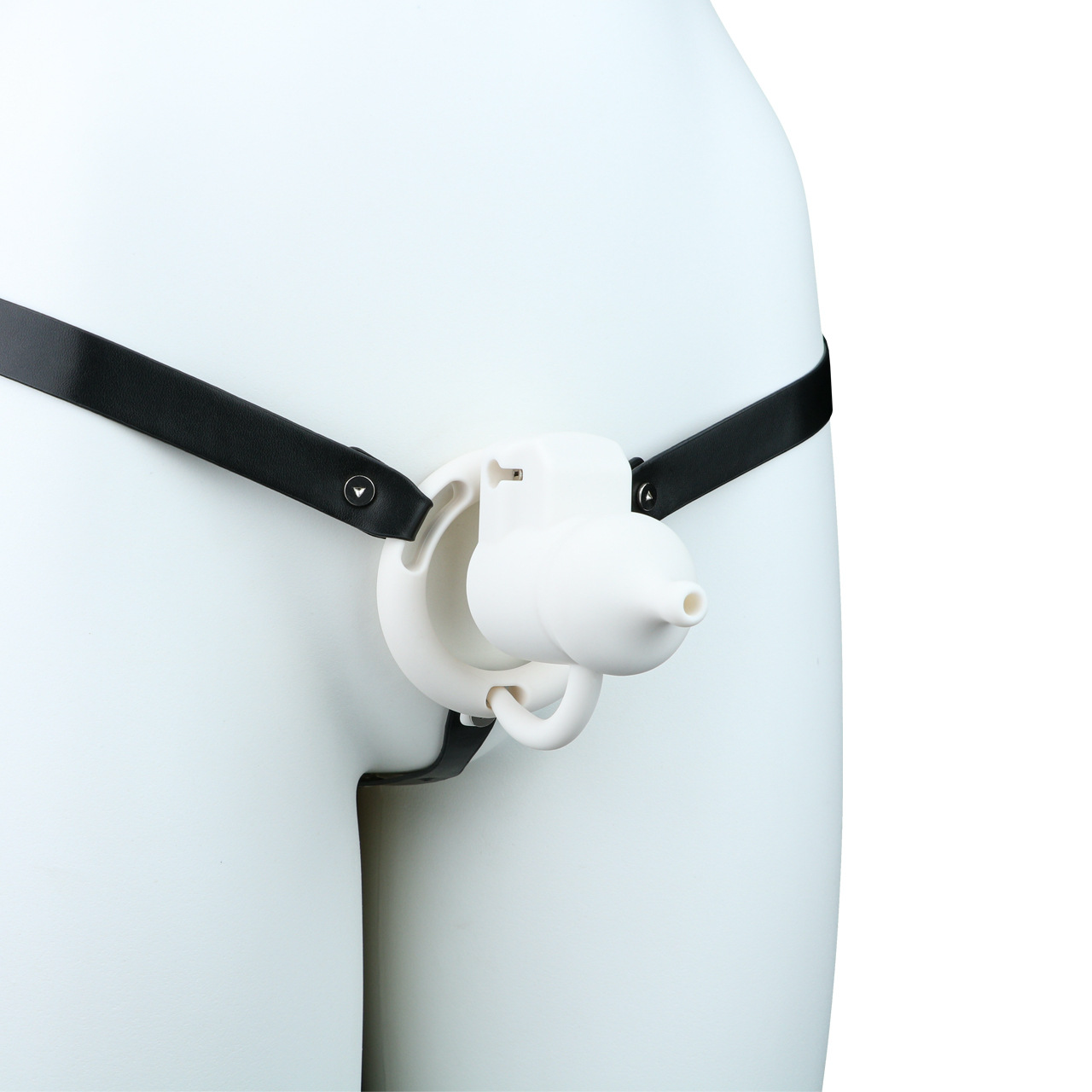 Silicone Baby Bottle Chastity Cage Soft Touch Comfy Cock Lock for Men and Sissy