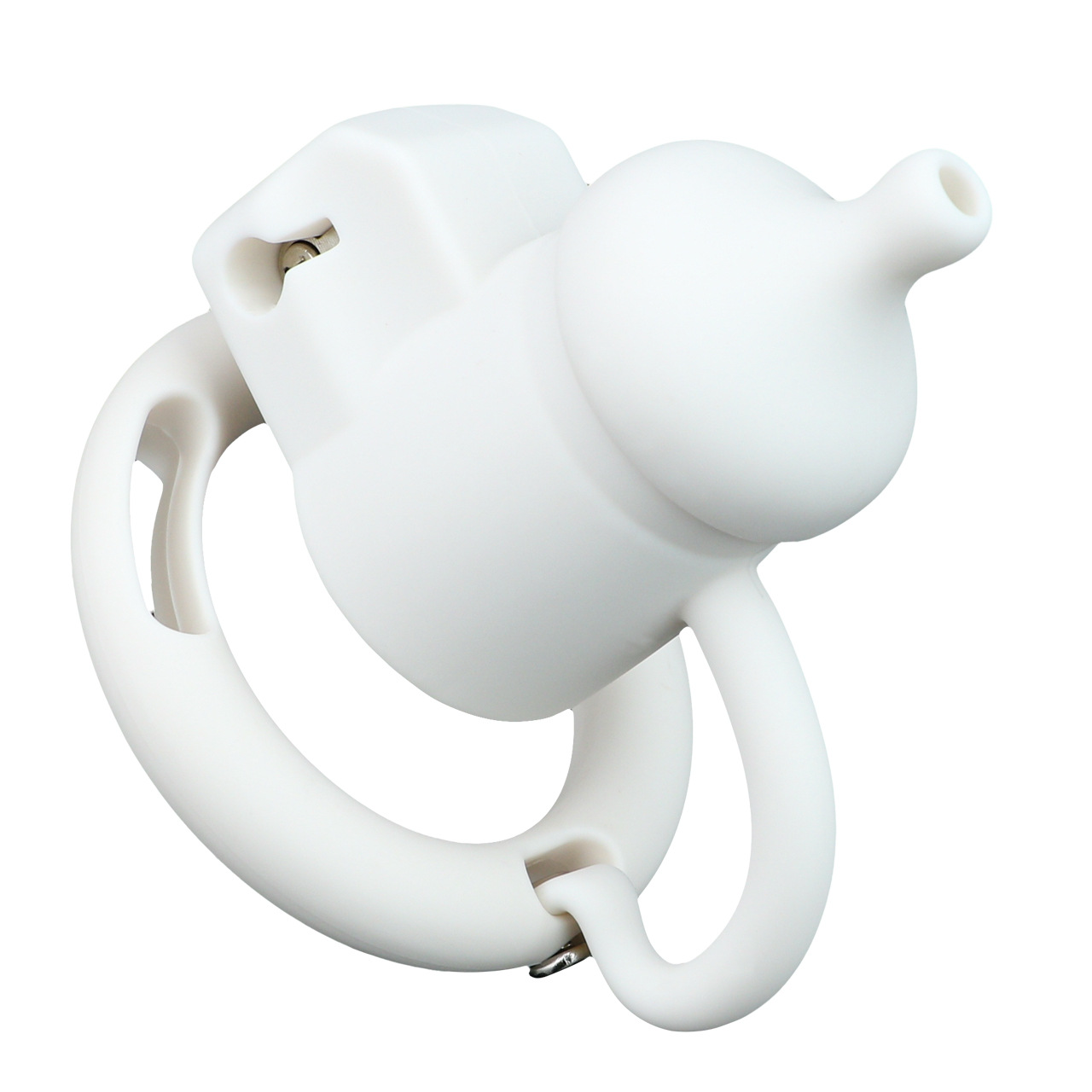 Silicone Baby Bottle Chastity Cage Soft Touch Comfy Cock Lock for Men and Sissy