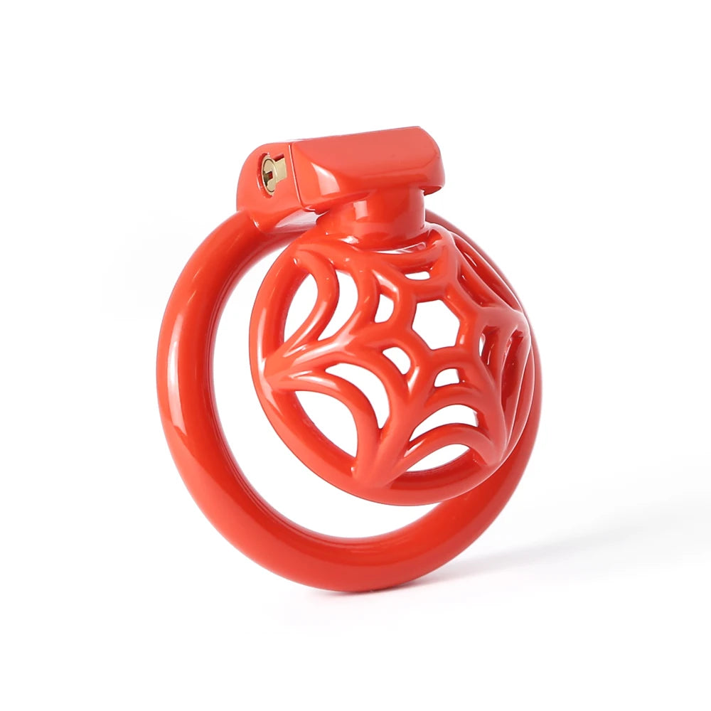 Micro Superlight 3D Printed Resin Spidernet Chastity Cage