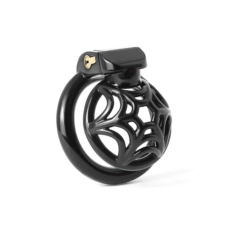 Micro Superlight 3D Printed Resin Spidernet Chastity Cage
