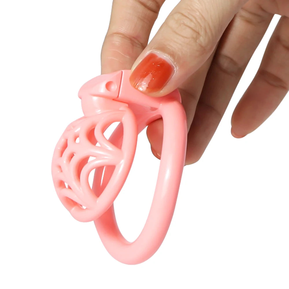 Micro Superlight 3D Printed Resin Spidernet Chastity Cage
