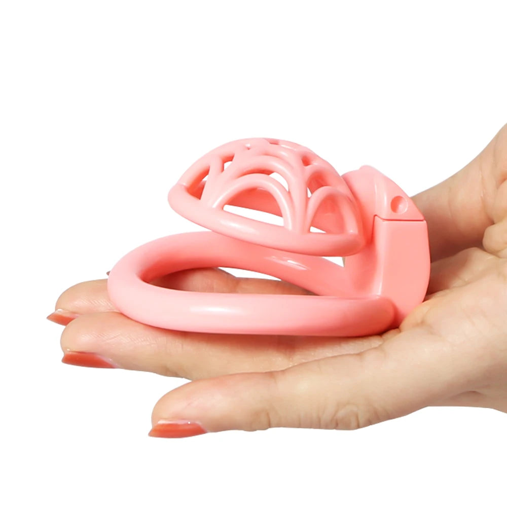 Micro Superlight 3D Printed Resin Spidernet Chastity Cage