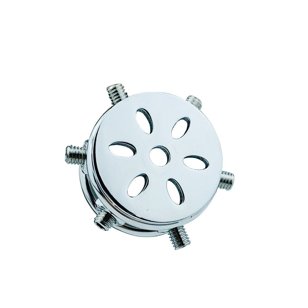 Spiked Flat Chastity Cage with Arc/ Round Ring and Screws - 304 Stainless Steel Cock cage For Men