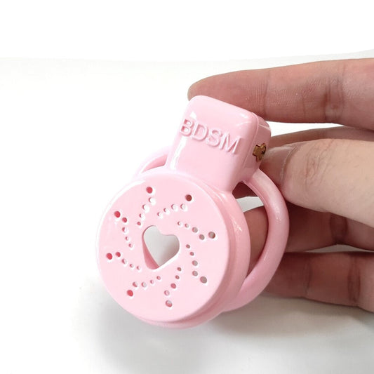 3D-Printed Flat Chastity Cage For Sissy