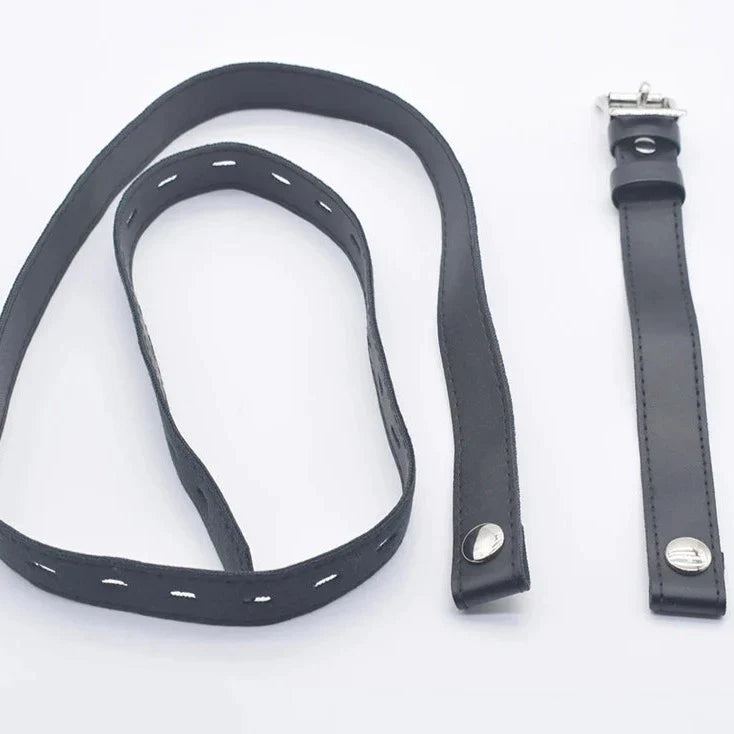 Small Flat Chastity Cage with Metal Catheter Urethral Sounding Tube