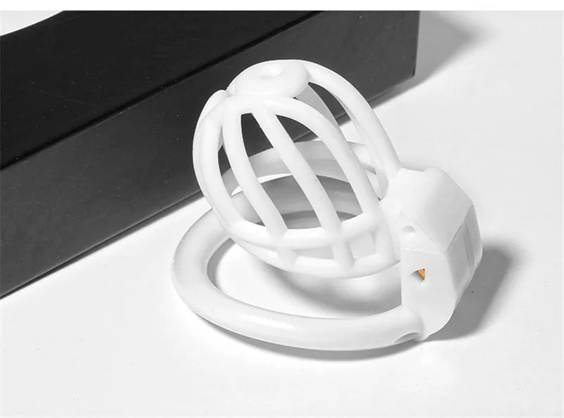 3D Printed PA Prince Albert Chastity Cage with 4 Rings