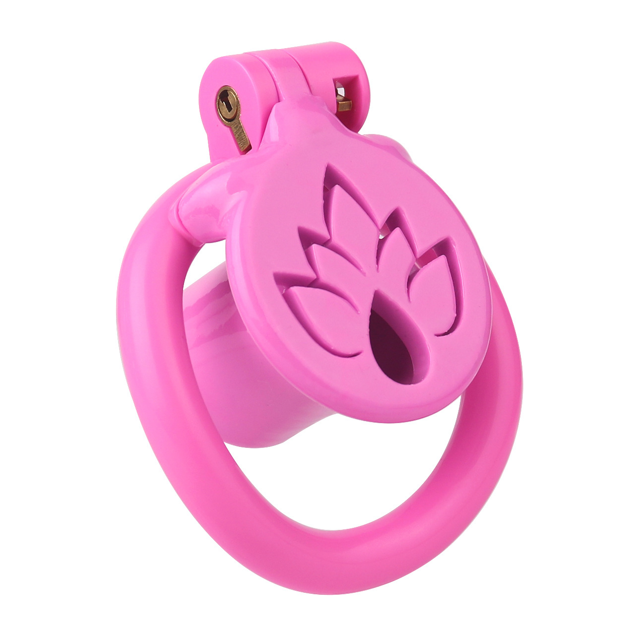 Maple Leaf Tiny Inverted Chastity Cage Small Negative Chastity Device For Men with Belt