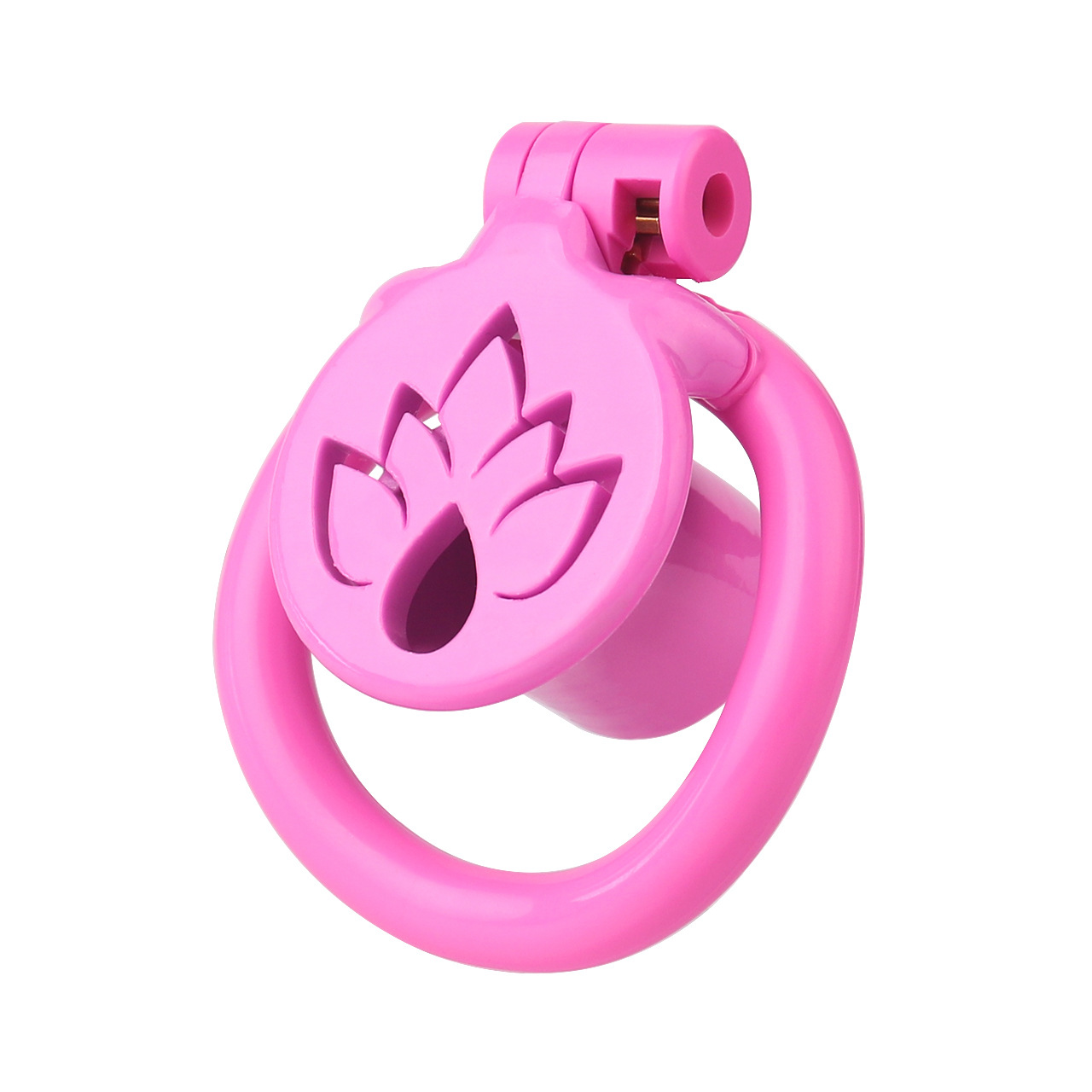 Maple Leaf Tiny Inverted Chastity Cage Small Negative Chastity Device For Men with Belt