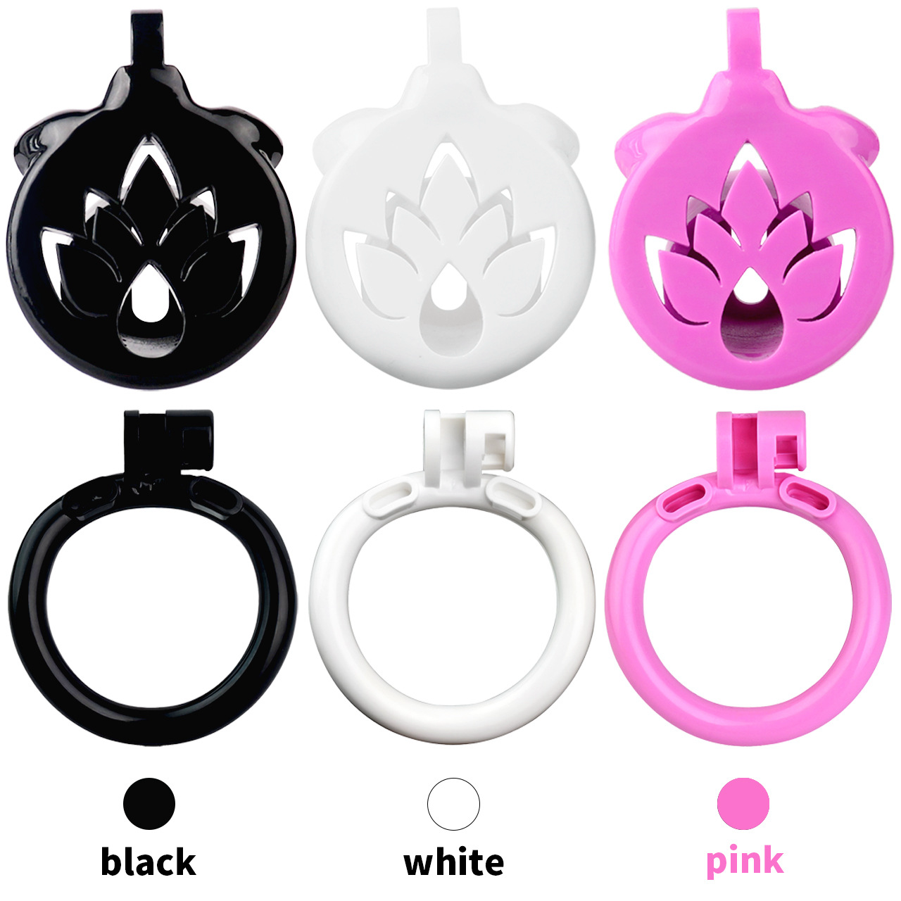 Maple Leaf Tiny Inverted Chastity Cage Small Negative Chastity Device For Men with Belt