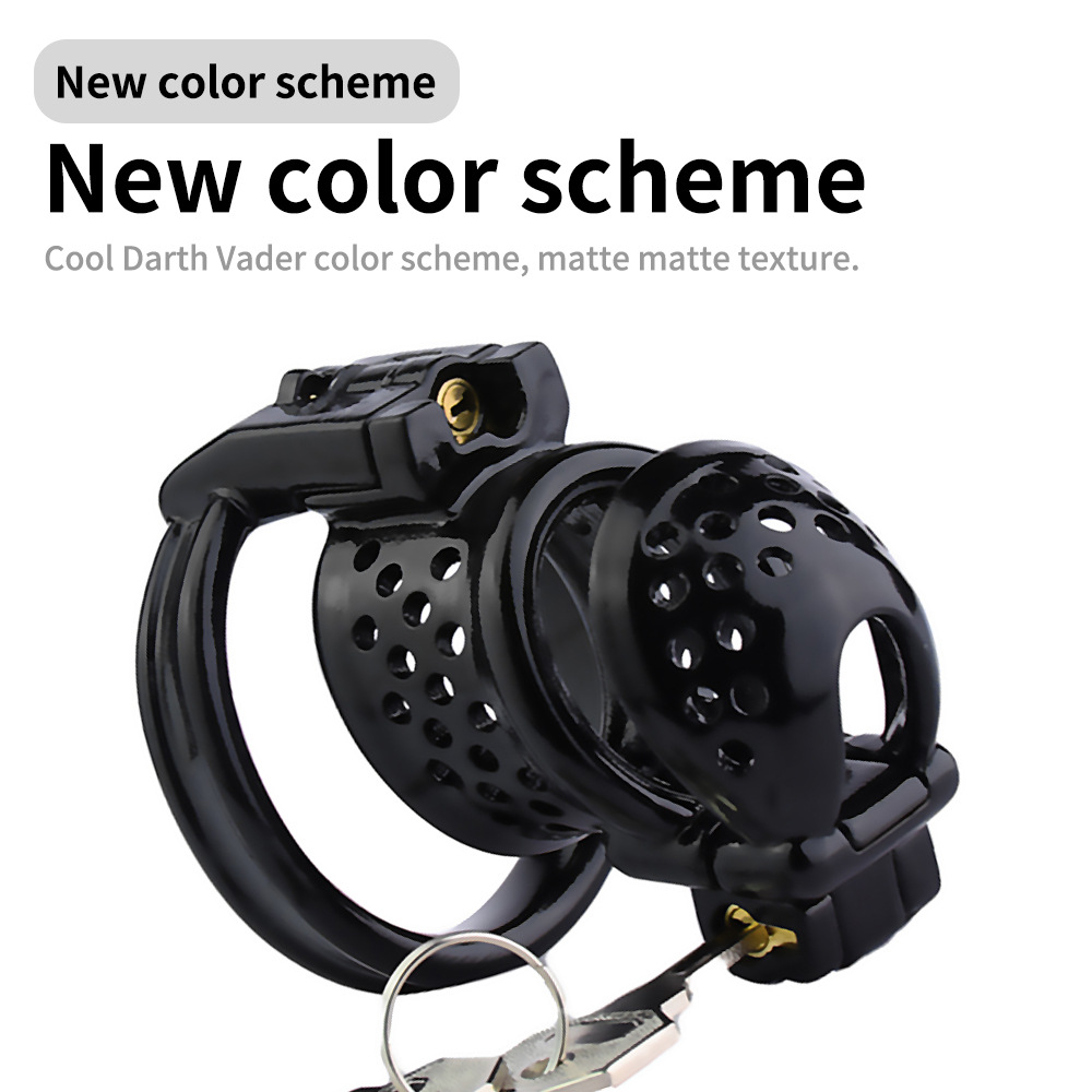 Dual-Lock 3D Printed Chastity Cage with Removable Cap Resin Cock Cage ...