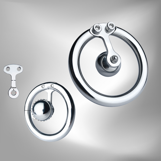 Inverted Chastity Cage with Stainless Steel Ball - InvertedChastity