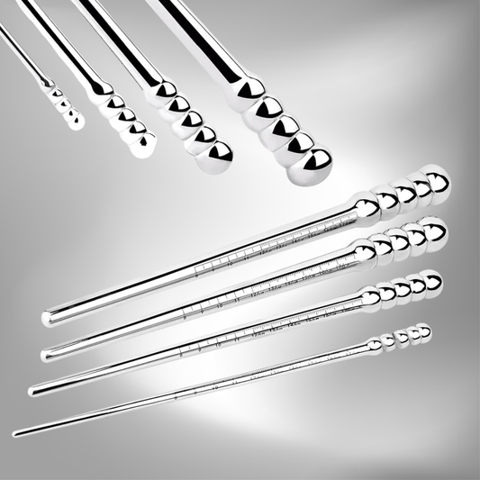 Metal Urethral Dilator Anal Plug Multiuse Horse Eye Stick & Butt Plug BDSM Toy