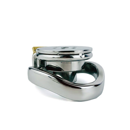 Micro Inverted Chastity Cage Tiny Flat Negative Cock Cage For Discreet Wear Male Chastity Device