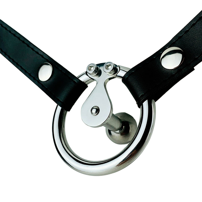 The Smallest Inverted Chastity Cage with PU Belt and Silicone Urethral ...