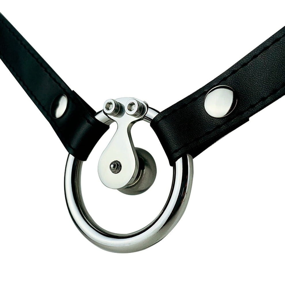 The Smallest Inverted Chastity Cage with PU Belt and Silicone Urethral ...