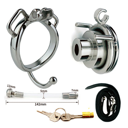 inverted chastity cage belt for men