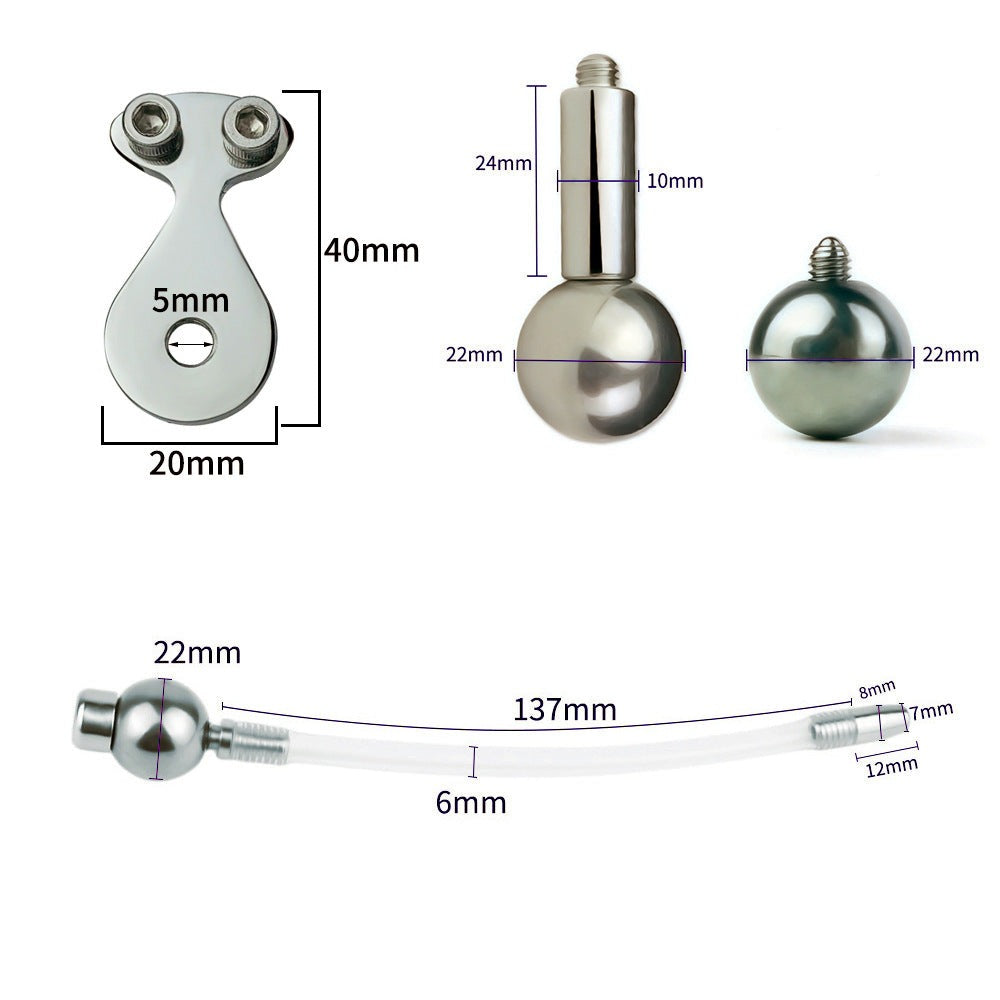 The Smallest Inverted Chastity Cage with PU Belt and Silicone Urethral ...