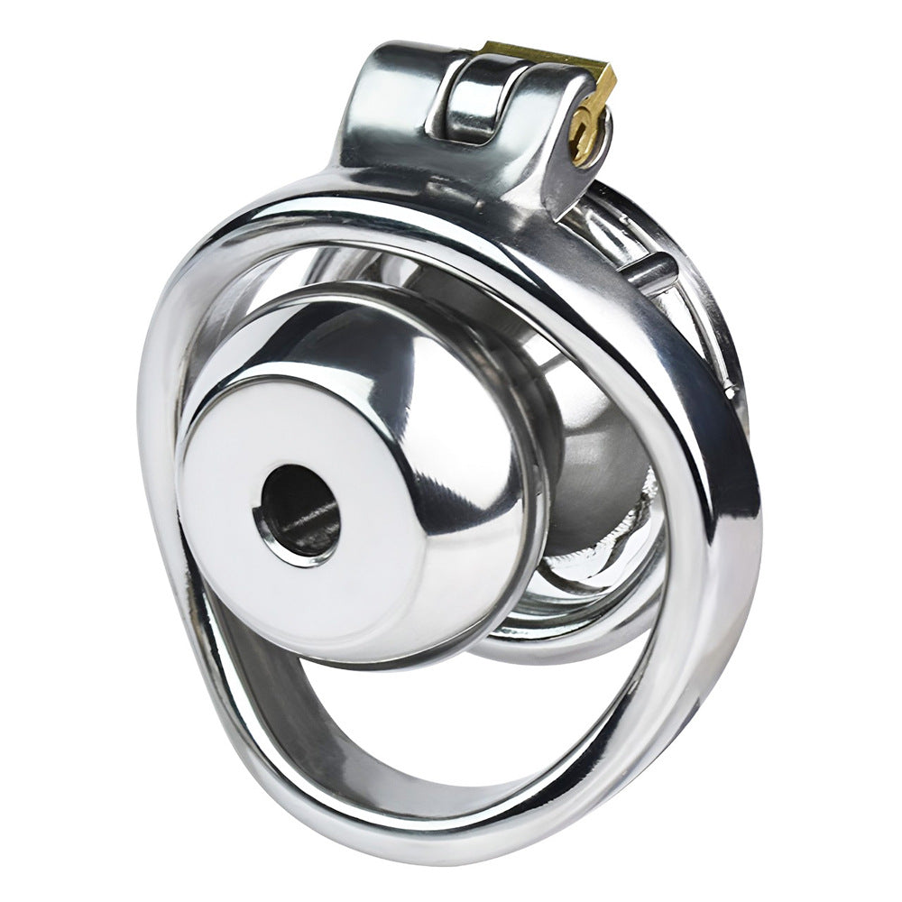 2024 NEW Butterfly Inverted Chastity Cage with Removable Soft Catheter Negative Cock Cage