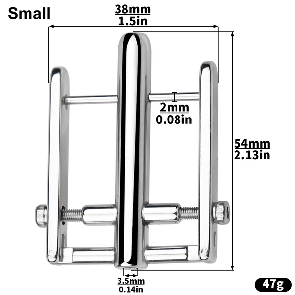 Double-Sided PA Lock Piercing Clamp – Painless Prince Albert Hole Punc ...