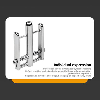 Double-Sided PA Lock Piercing Clamp – Painless Prince Albert Hole Puncher