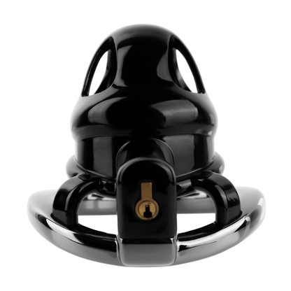 Resin & Aluminum Alloy Ventilated Cobra Chastity Cage