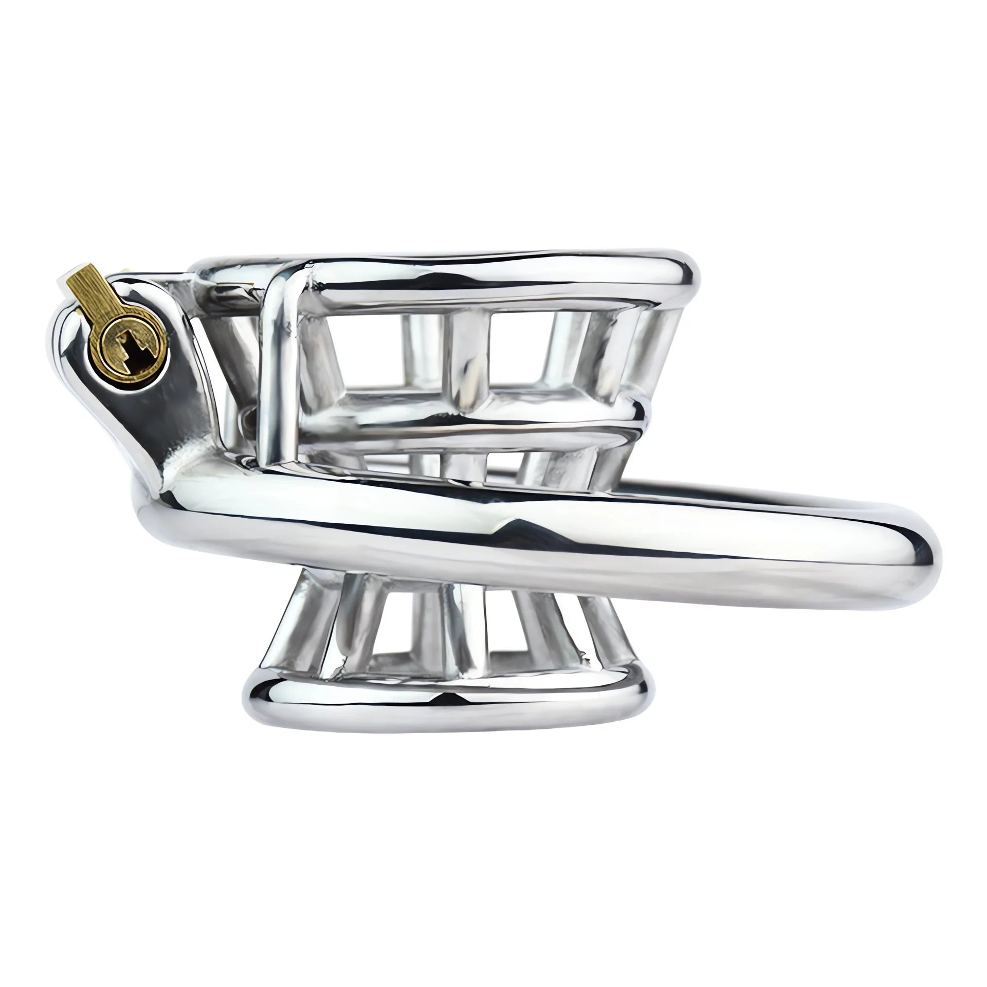 Metal Inverted Chastity Cage Stainless Steel Negative Chastity Device ...