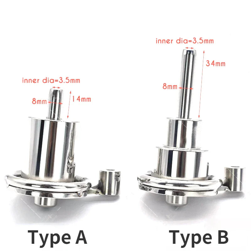 Inverted Chastity Cage with Metal Urethral Catheter and PU Belt Negative Cock Cage Male Chastity Device