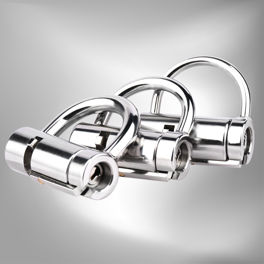 Stainless Steel Prince Albert Chastity Lock
