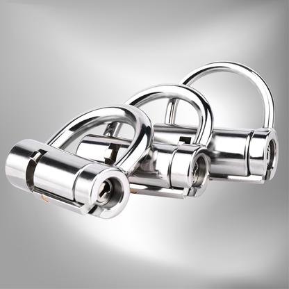 Stainless Steel Prince Albert Chastity Lock