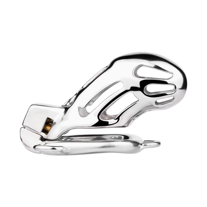 Breathable Metal Cobra Chastity Cage with Strap and Anal Plug male chastity device bdsm cock lock sex toy for men