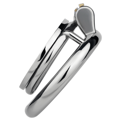 Chic Steel Butterfly Flat Chastity Cage for Sissy Training  Urethral Cock Lock BDSM Toy for Men